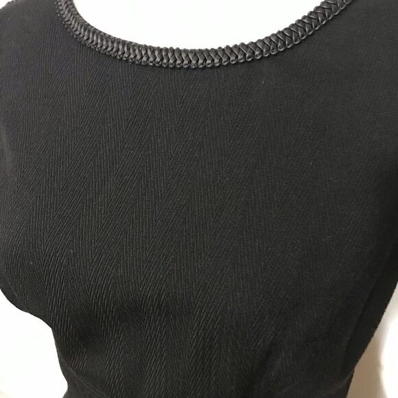 Anne Klein Black Sleeveless Dress size 10 fit and flare - Picture 7 of 11